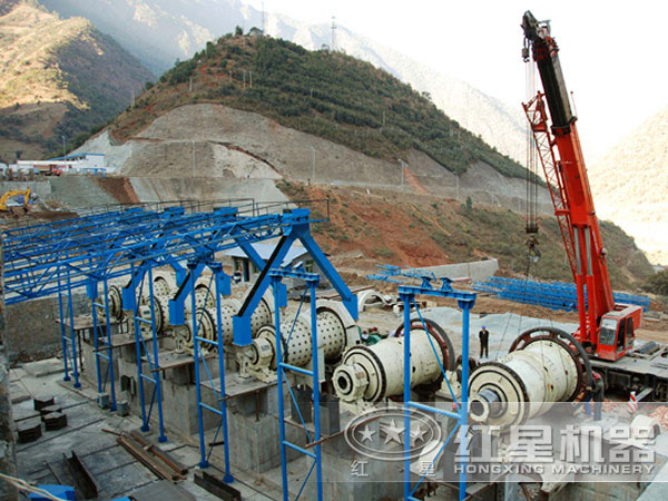 選礦生產(chǎn)現(xiàn)場(chǎng)