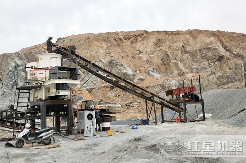 石料場碎石制砂加工客戶現(xiàn)場 石料場碎石制砂加工客戶現(xiàn)場