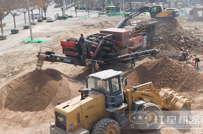 陜西建筑垃圾破碎現(xiàn)場(chǎng) 陜西建筑垃圾破碎現(xiàn)場(chǎng)