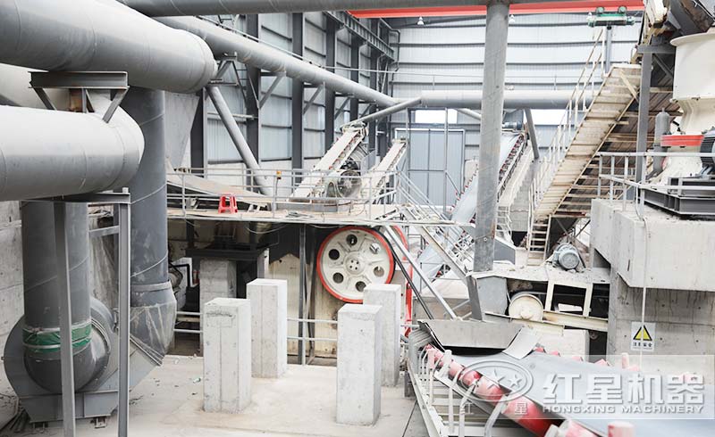 鄂破+圓錐破，江蘇客戶全封閉環(huán)保廠房