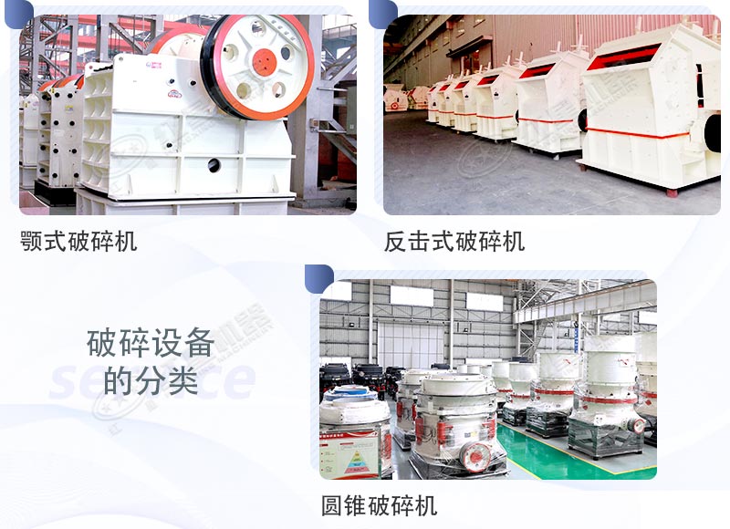 破碎設(shè)備的分類 破碎設(shè)備的分類