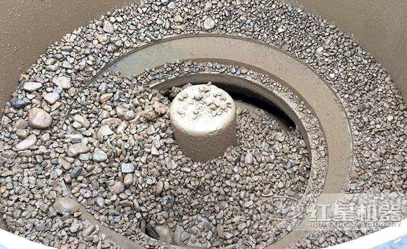 河卵石制沙機(jī)進(jìn)料口