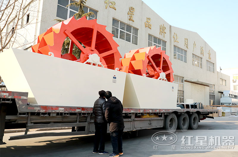 大型洗石機(jī)發(fā)貨現(xiàn)場(chǎng)