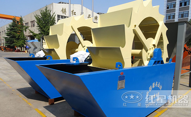 單輪斗石子洗砂機