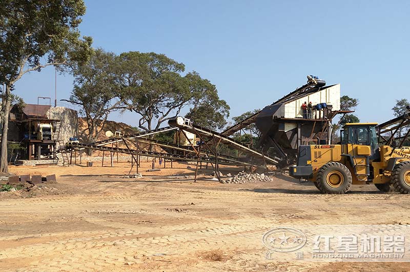 砂石設備-安徽客戶現(xiàn)場