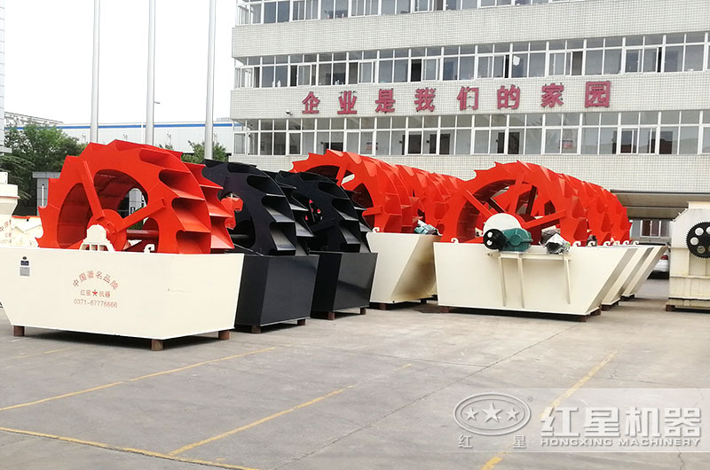 水輪式洗砂機(jī)設(shè)備實(shí)拍圖