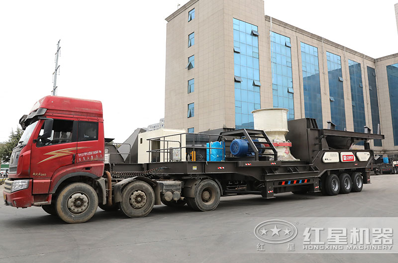 可移動式混凝土破碎機(jī)發(fā)往廣西