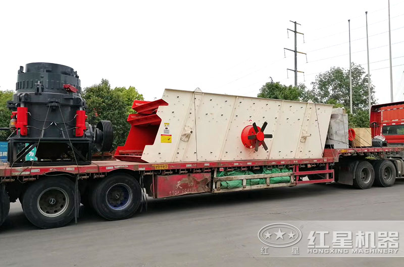 大型圓錐破碎機發(fā)往浙江