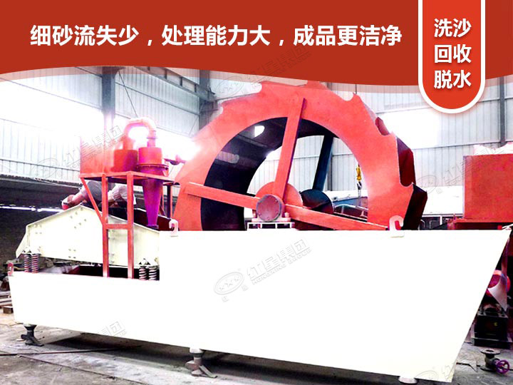 新型洗沙機(jī)洗凈度高，效益好