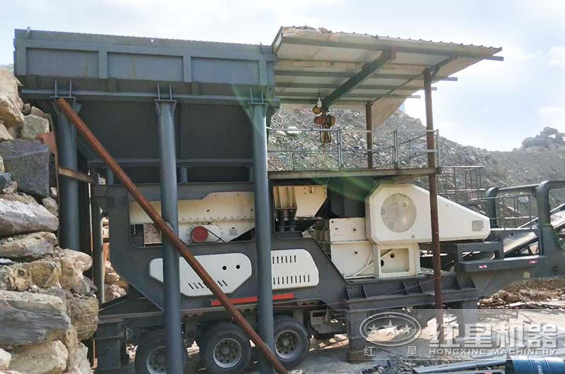 處理建筑垃圾、時產(chǎn)100噸以上的移動顎破