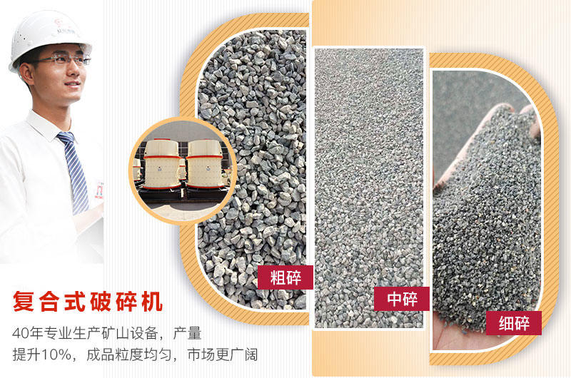 復(fù)合式破碎機處理后成品物料規(guī)格 復(fù)合式破碎機處理后成品物料規(guī)格