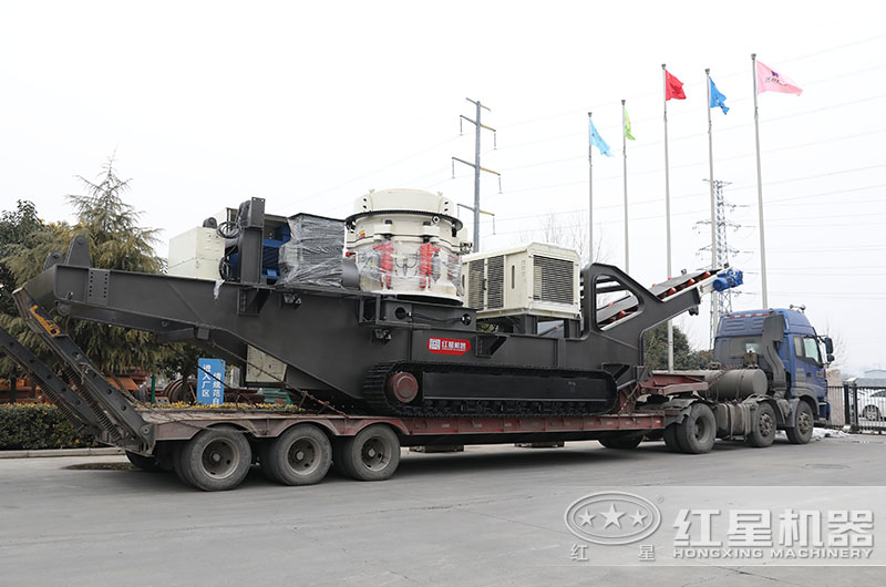 全自動液壓巖石破碎機發(fā)貨啦，前往河北