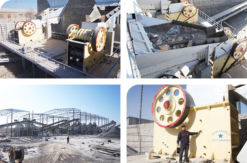 顎式破碎機作業(yè)現場合集